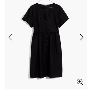 Madewell Alexandra Button-Front Mini Dress